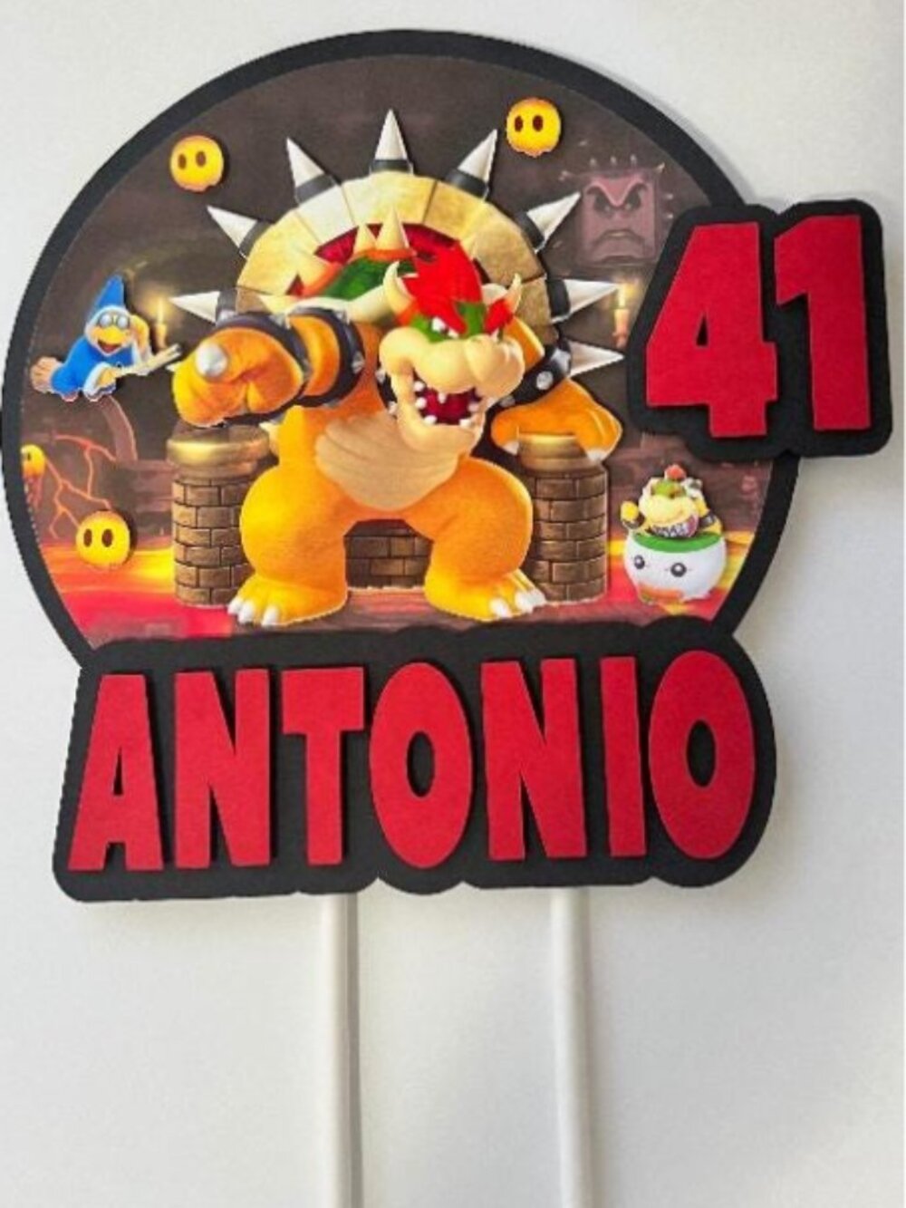 Boswer Customizable Cake Topper